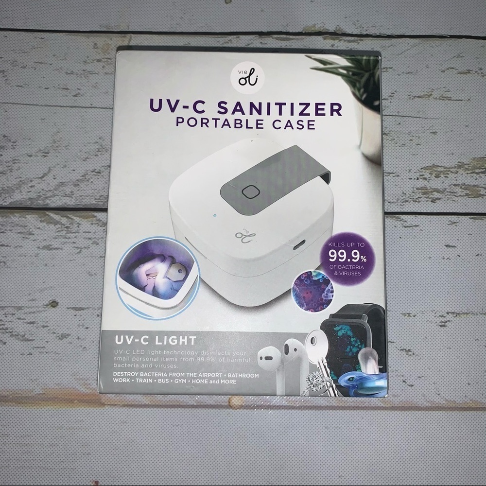 Vie Oli UV-C Sanitizer Portable Case NIB